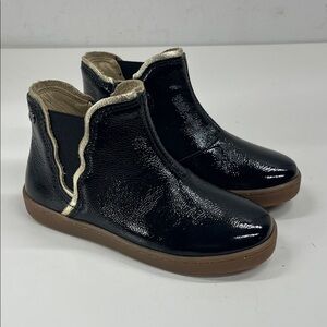 New Naturino Kids' Chelsea Boot Black Girls Size 9.5 Toddler